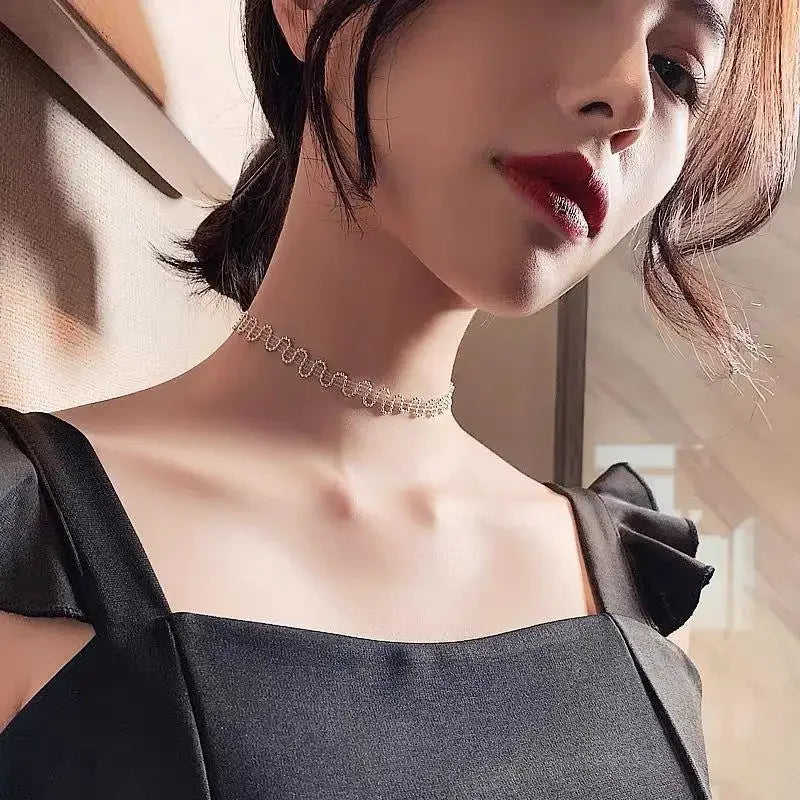 Hollow heart pendant necklace for women, available in different variations