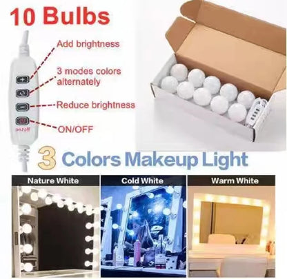 Professional LED light bulbs for makeup mirrors