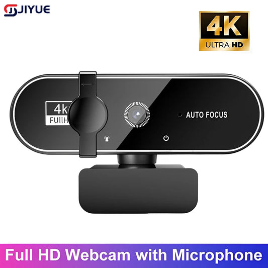 4K webcam, Full HD, autofocus, with microphone