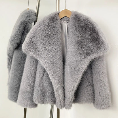 Tuularose naisten turkistakki, lyhyt bomber-malli, lämmin talvitakki