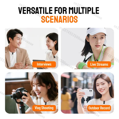 Monster N10 PRO Wireless Lavalier Microphone, 1 Receiver + 2 Transmitters