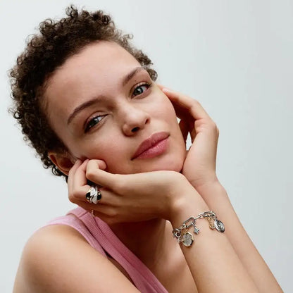 925 Hopeinen tähdenlento sormus, säädettävä, saatavana eri variaatioita