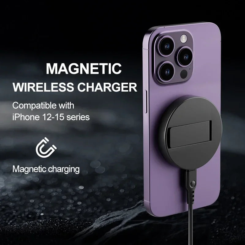 30W Magneettinen Langaton Laturi & Puhelinteline – MagSafe iPhone 17/16/15/14/13/12