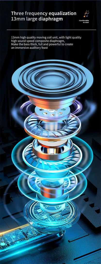 BOSEnok Air 7 Wireless Bluetooth Sports Headphones