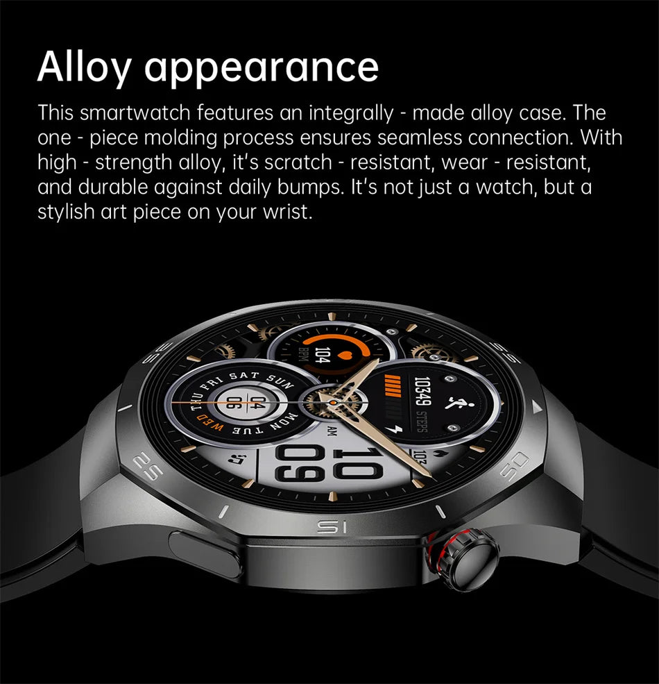 GT5 Pro GPS Smartwatch with AMOLED display, NFC payment function, health tracking
