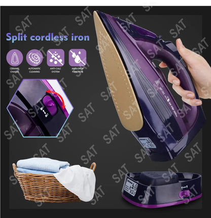 Kannettava höyrysilitysrauta, telakalla