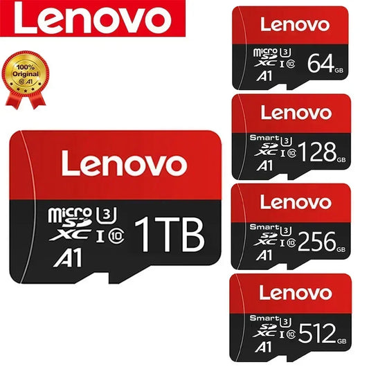 Lenovo MicroSD-muistikortti, 1TB/512GB/256GB/128GB/64GB