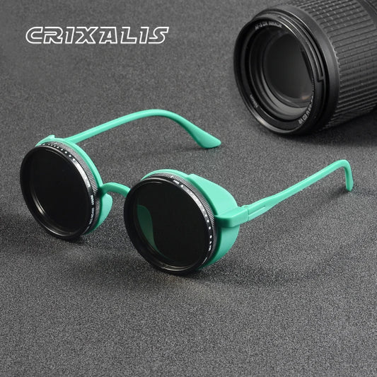 ND1-9 Adjustable sunglasses, handmade quality, manual dimming mechanism