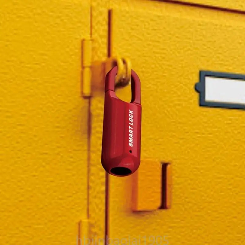 E74E Sormenjälkilukko - USB-ladattava Riippulukko Laukkuun & Matkalaukkuun