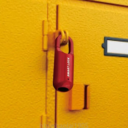 E74E Sormenjälkilukko - USB-ladattava Riippulukko Laukkuun & Matkalaukkuun