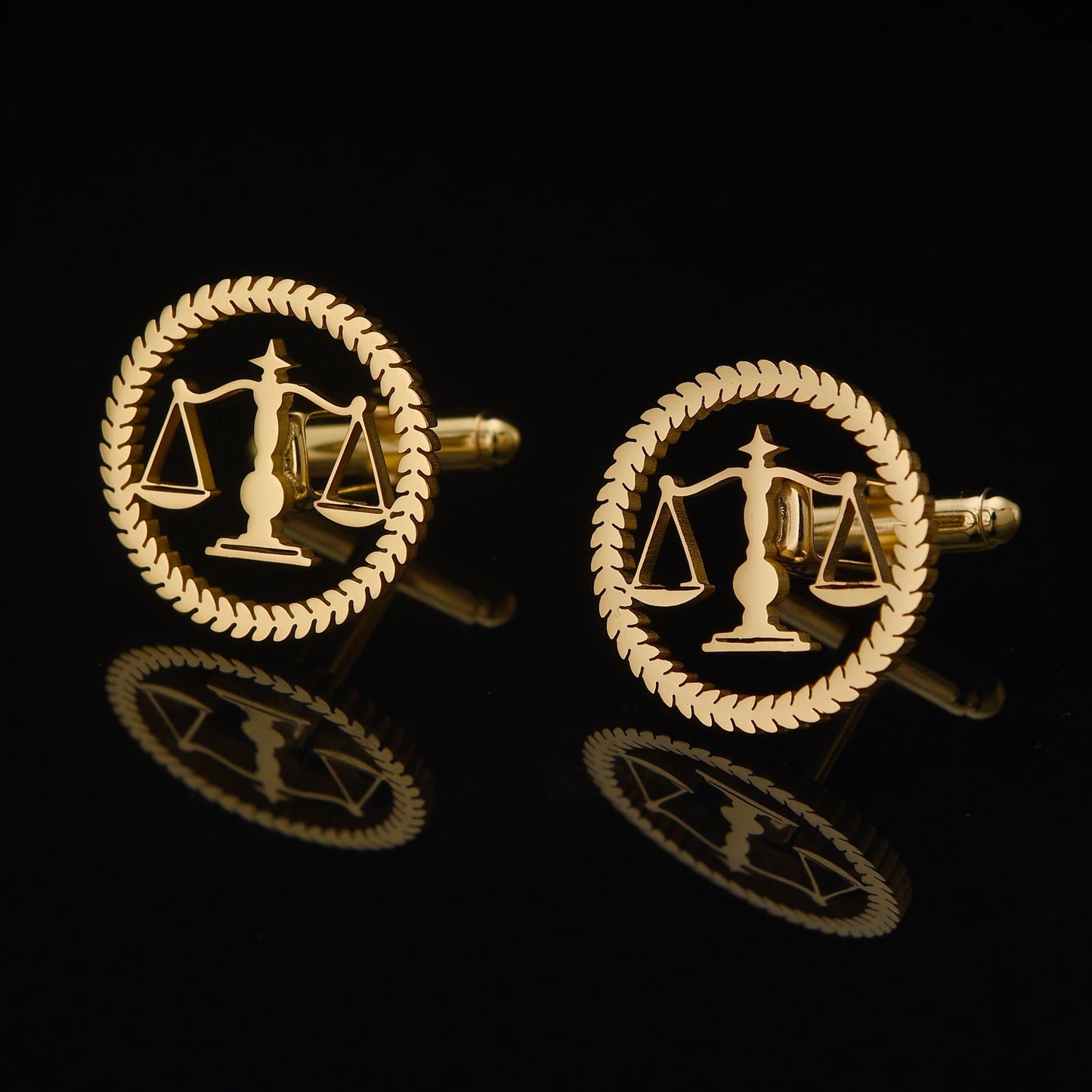 Men's Lawyer Tie Clip, Scales of Justice