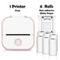 Phomemo T02 mini thermal printer, wireless pocket printer for labels
