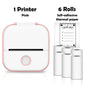 Phomemo T02 mini thermal printer, wireless pocket printer for labels
