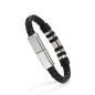 Fashionable leather charging bracelet, USB charging cable in one