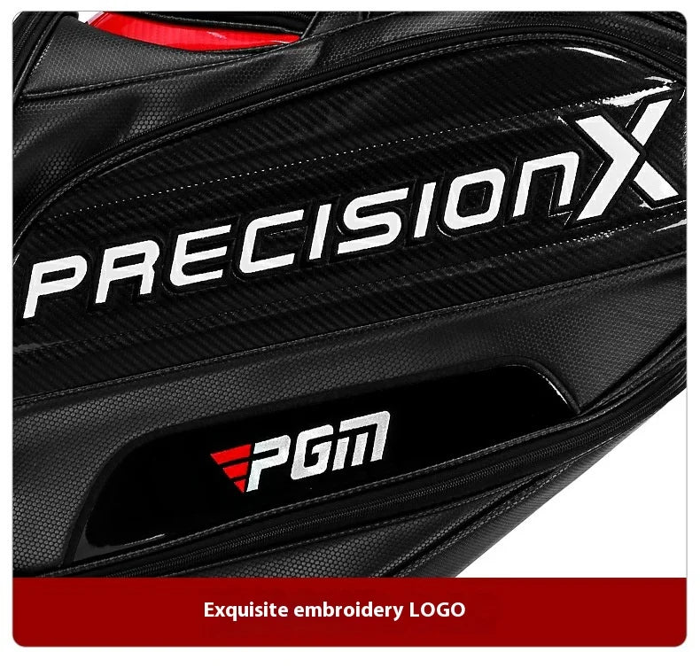 PGM QB034 golf bag, premium, leather bag, for 14 clubs