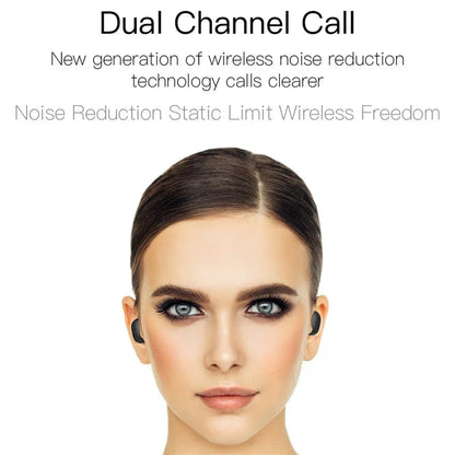 TWS E6S Langattomat Bluetooth-kuulokkeet – LED-näyttö, Melunvaimennus, Mikrofoni – Pinkki