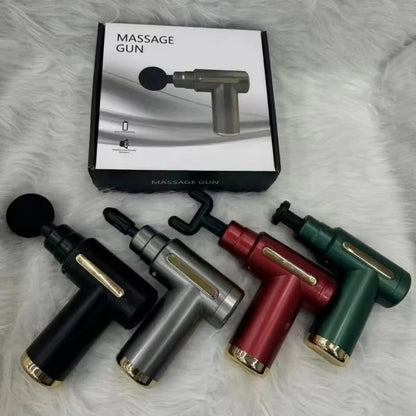 Kannettava Fascia-hierontapistooli 2025 – Mini, Kevyt, Säädettävä Nopeus – Syvähieronta Koko Keholle