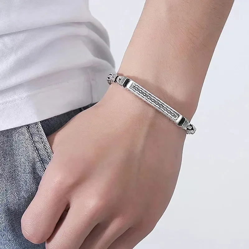 S925 Silver Men's Bracelet