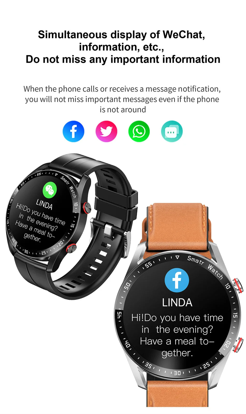 Premium Smartwatch, Bluetooth calls, versatile health tracking, fitness tracking, business design