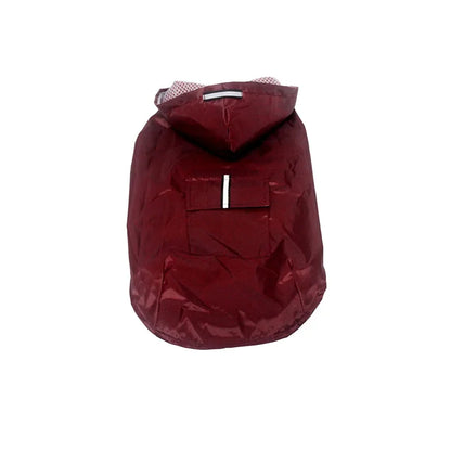 Dog raincoat, waterproof hoodie with reflective stripes, all sizes available