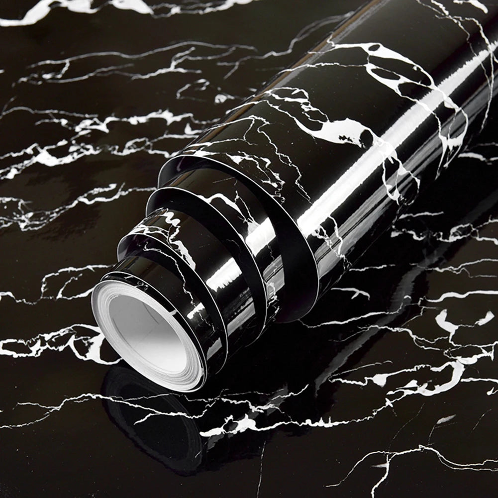 Matt Jade Green marble pattern self-adhesive wallpaper, available in many different variations