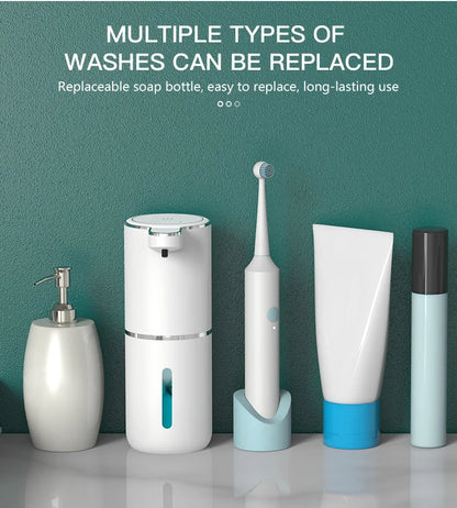 380ML Touchless IPX5 Waterproof 4-Gears Adjustable Foam/Gels Automatic Sense Soap Dispenser Electric Hand Dish Washing Machine