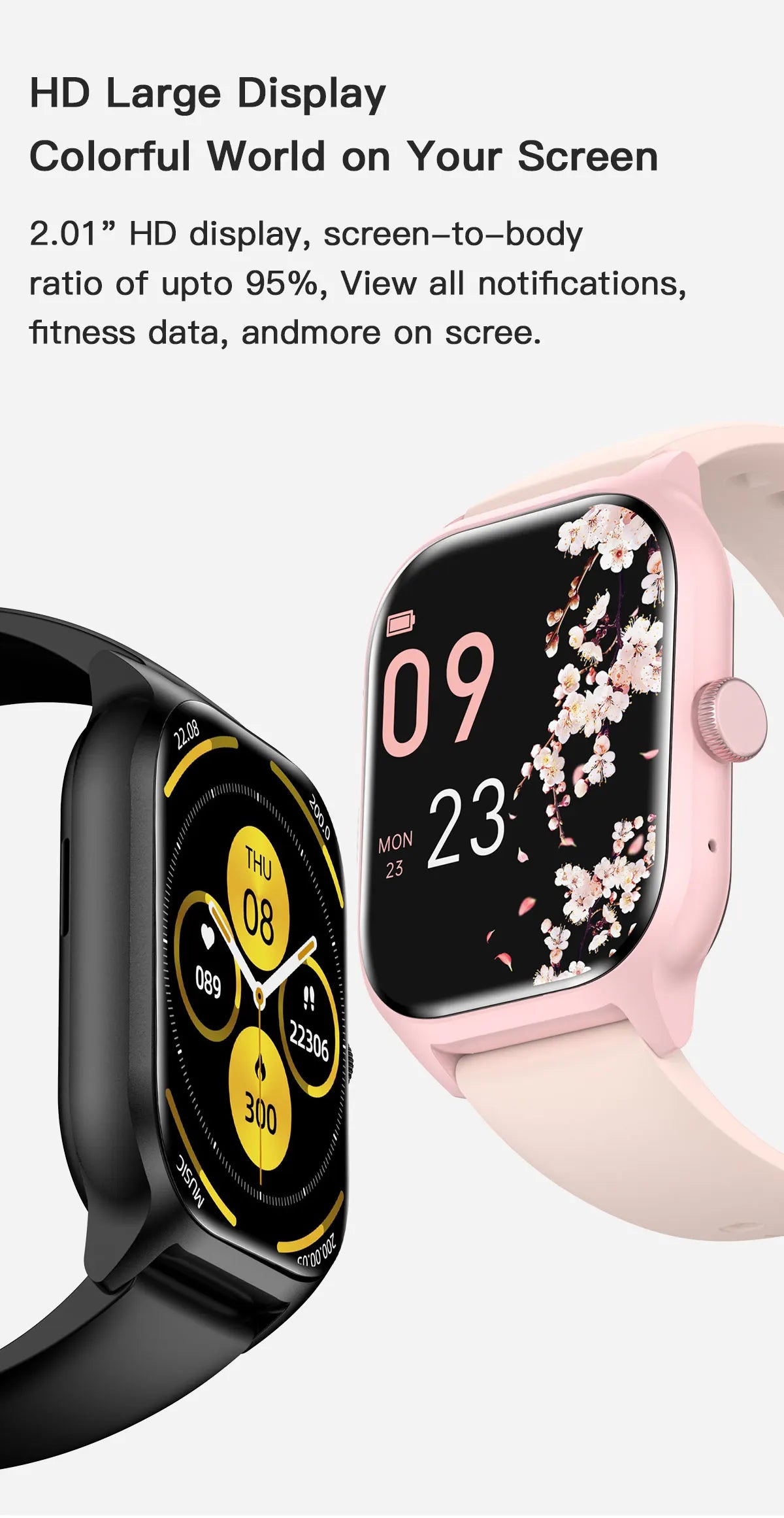 LEMFO LT10 smartwatch, fitness tracker, sports modes