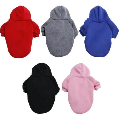 Dog winter hoodie, sporty and warm, for small, medium and large dogs