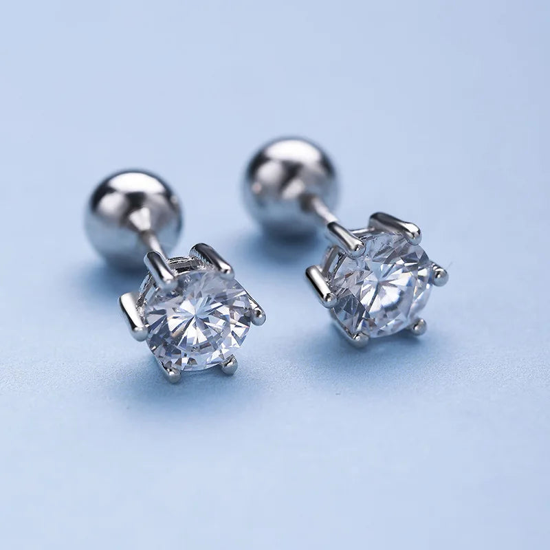 COSFIX Moissanite nappikorvakorut naisille