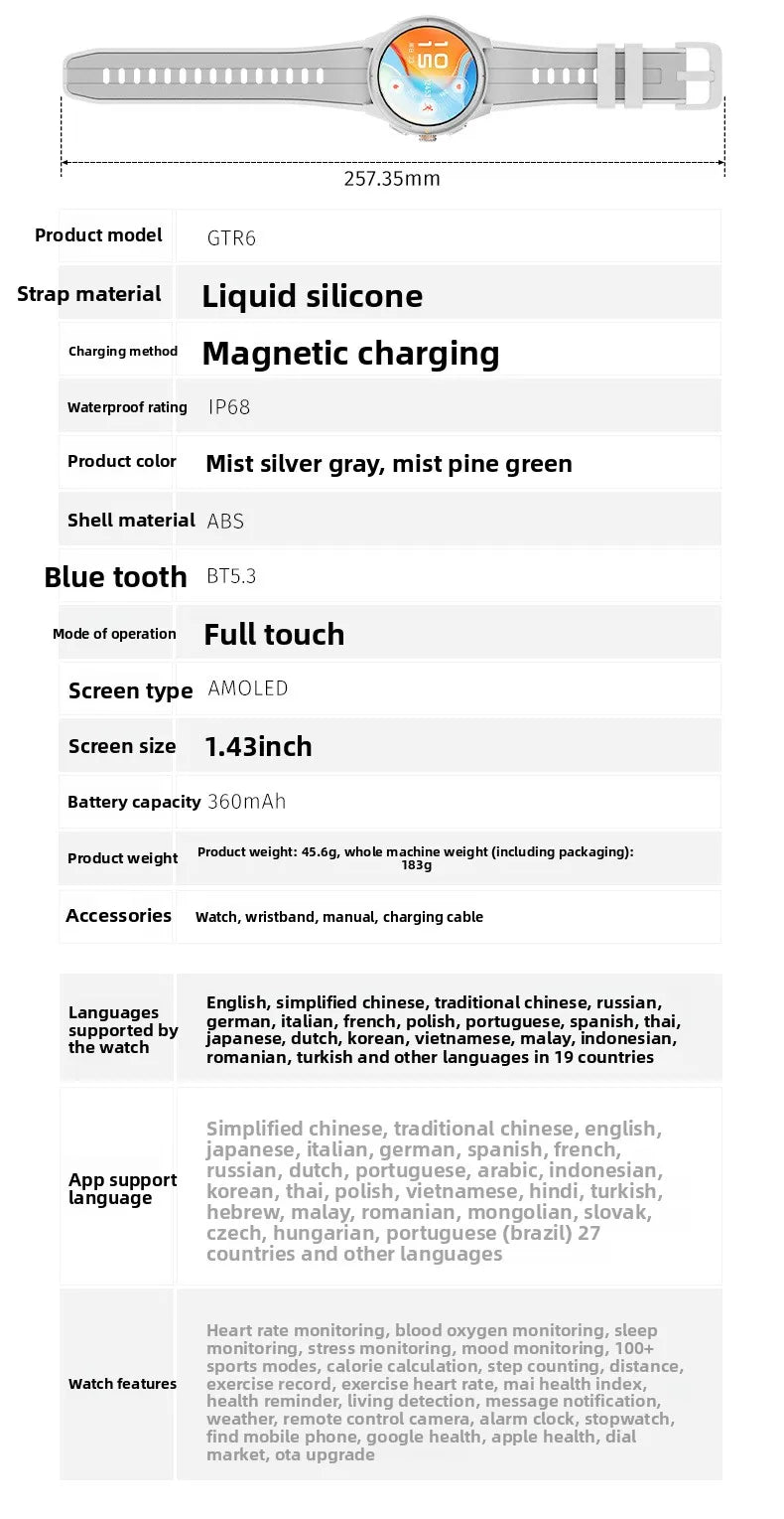 Outdoor watch with decent functions, fitness tracking, stylish design, New for 2025