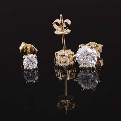 COSFIX Moissanite nappikorvakorut naisille