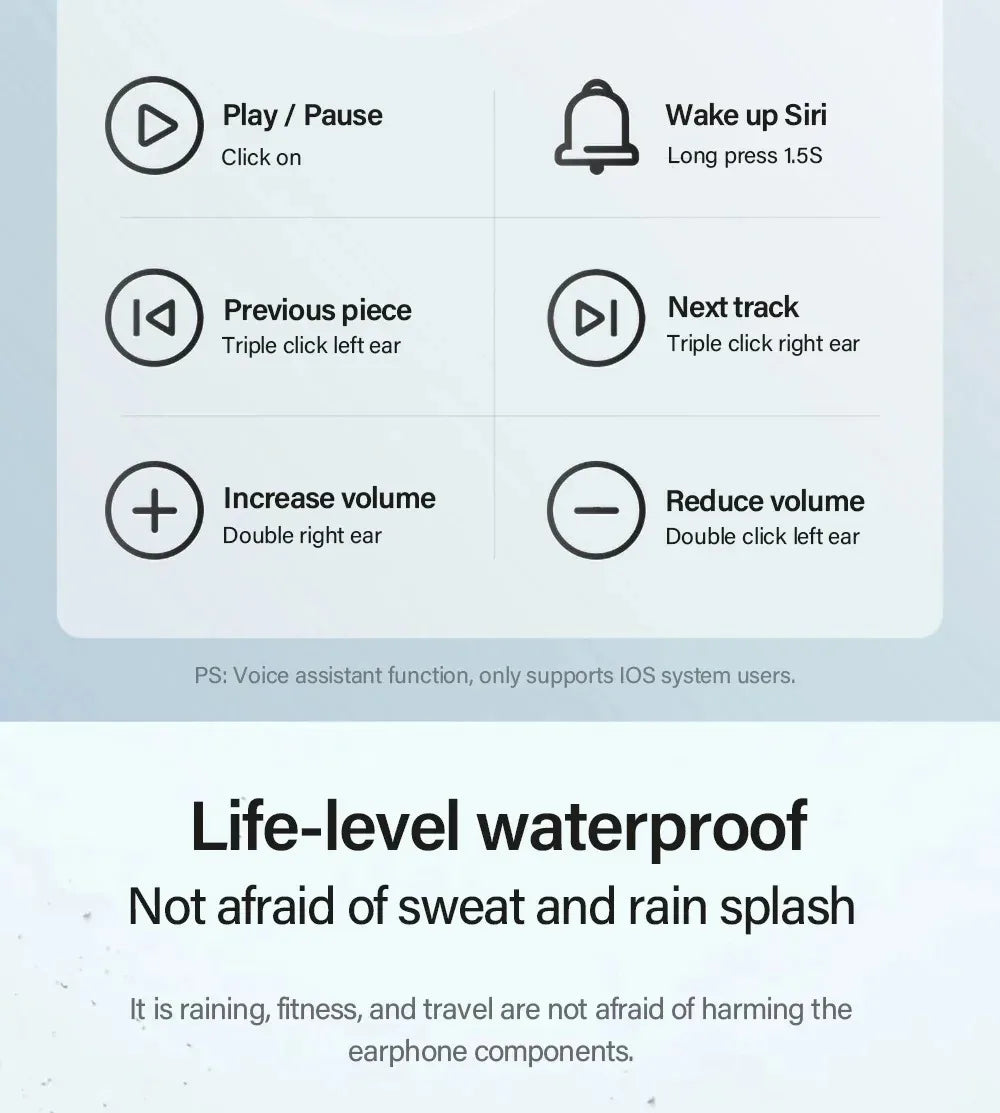 Lenovo LP40 Wireless Bluetooth 5.0 Earbuds