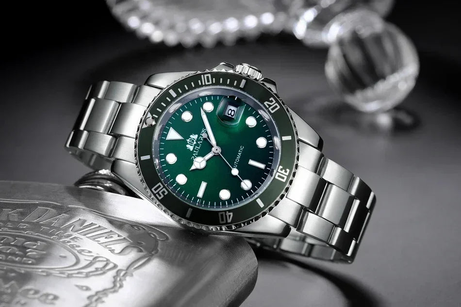 Men's automatic watch, mechanical movement, Swiss