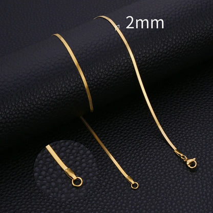 HIYEE Snake chain necklace, unisex design, available in different variations