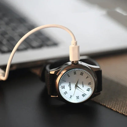 Wristwatch lighter USB rechargeable