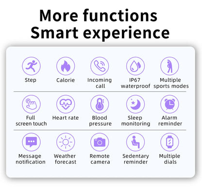 LIGE Smartwatch for women and men for an active lifestyle. New 2025, Popular