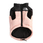 Warm winter dog vest with polo collar, for small, medium and large dogs