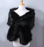 Women's luxury fur scarf