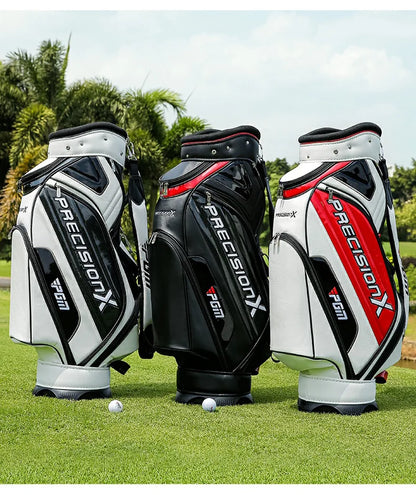 PGM QB034 golf bag, premium, leather bag, for 14 clubs