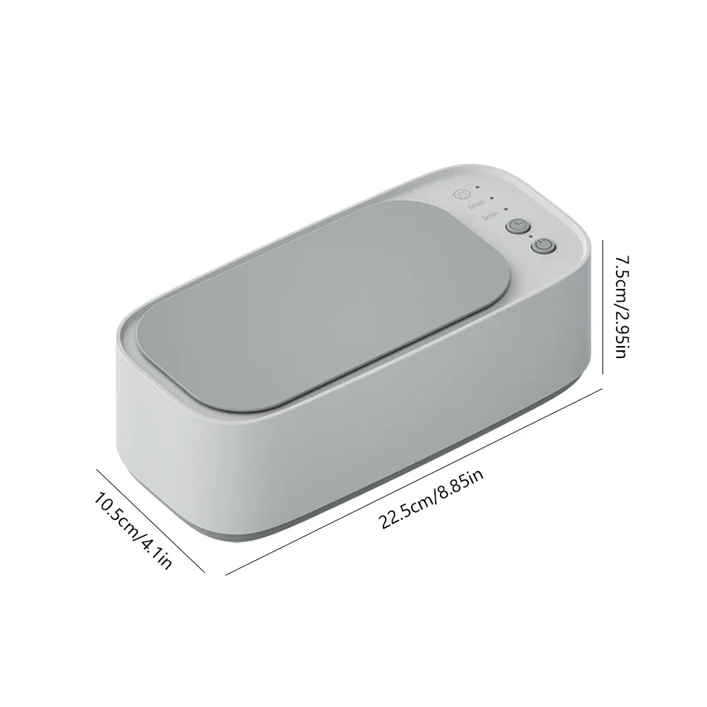 Ultraääni 360° Puhdistuslaite 45kHz - Korut, Silmälasit, Kellot, Meikkisiveltimet