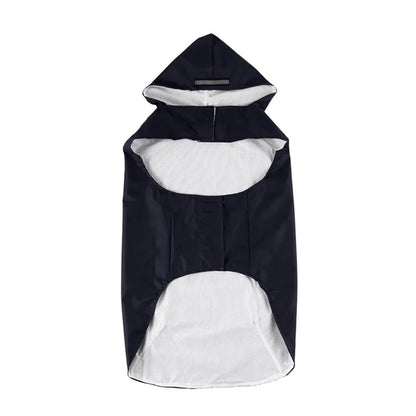 Dog raincoat, waterproof hoodie with reflective stripes, all sizes available