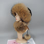Women's genuine fox fur hat, different shades