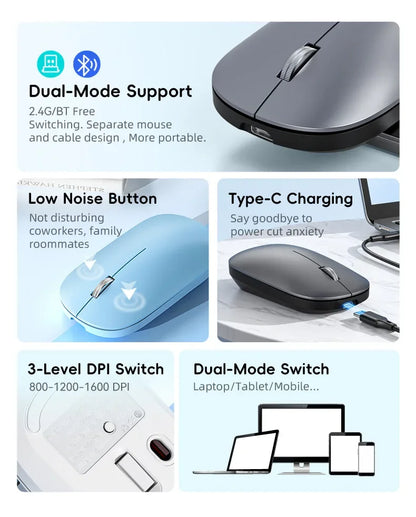 Xiaomi wireless mouse, quiet, ergonomic, rechargeable