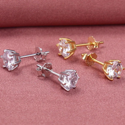 COSFIX Moissanite nappikorvakorut naisille