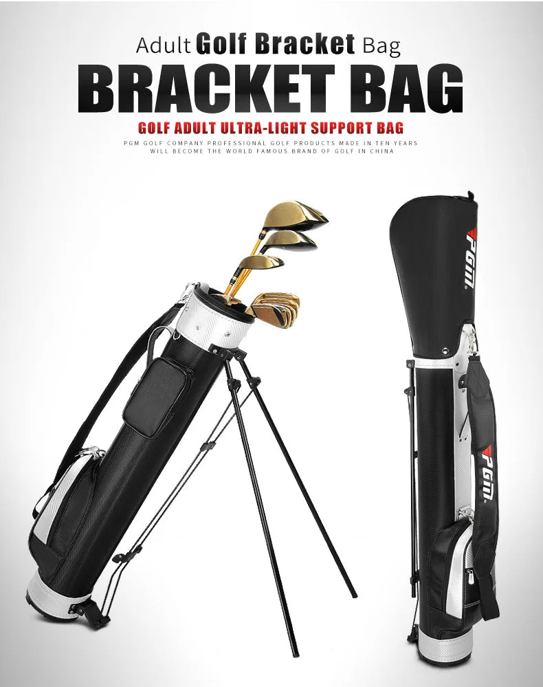 PGM QIAB008 golf bag, lightweight rack bag for 9 clubs, for men and women