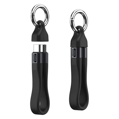 240W USB-C charging cable, keychain