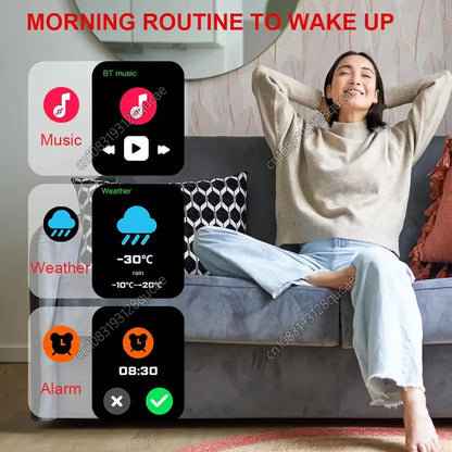 2025 Älykello 2.01" HD-näyttö – Puhelut, Viestit, Urheilutilat ja DIY-kellotaulut