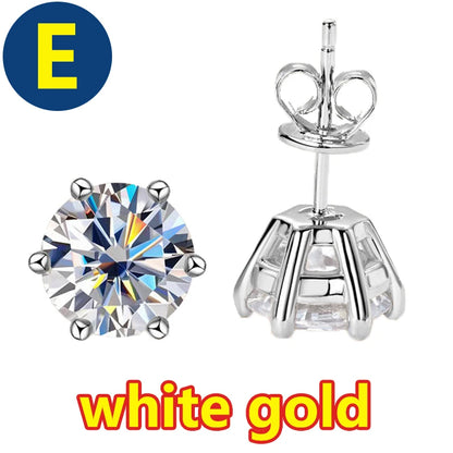 COSFIX Moissanite nappikorvakorut naisille