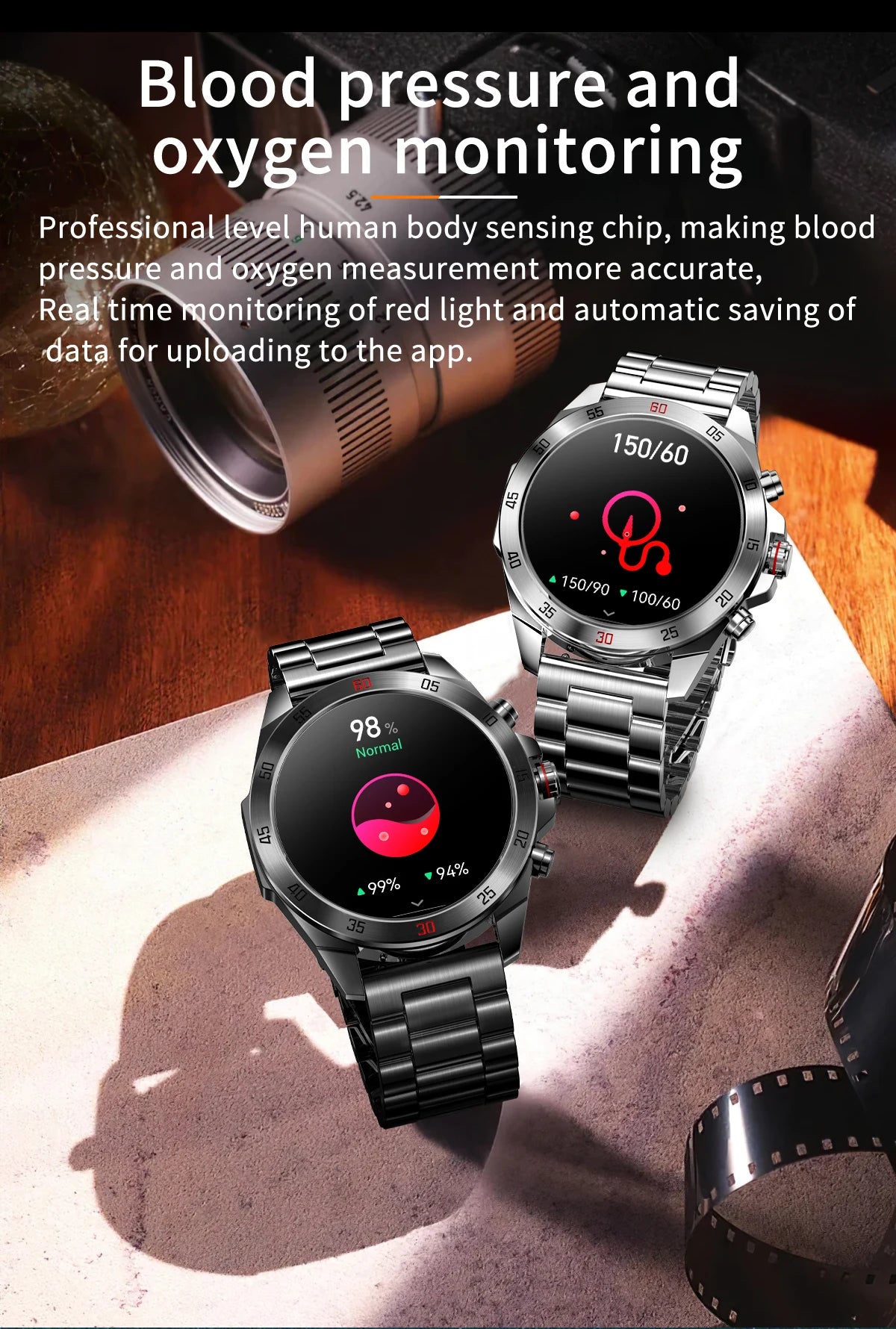 EIGIIS NX1 Pro smartwatch 1"43 AMOLED display, over 100 watch faces, diverse sports modes