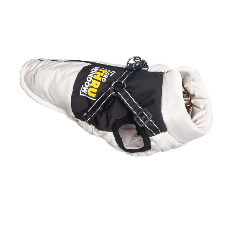 Warm dog winter coat for large dogs